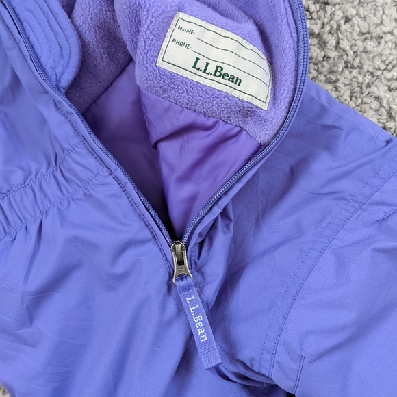 L.L. BEAN Infants' Cold Buster Snow Bib, 6-12M, Purple - Picture 7 of 8